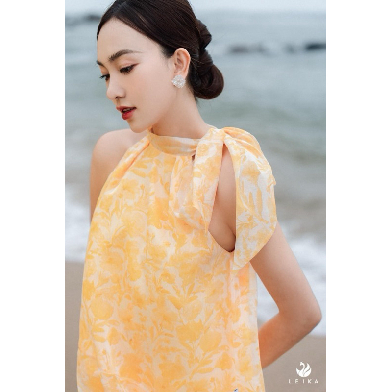 pass áo cổ yến Leika