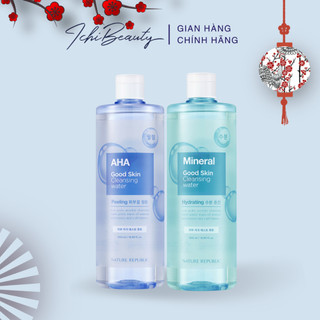 Nước tẩy trang Nature Republic Cleansing Water sạch sâu dịu nhẹ tẩy trang mặt và mắt môi Hàn Quốc 500ml | IchiBeauty.vn