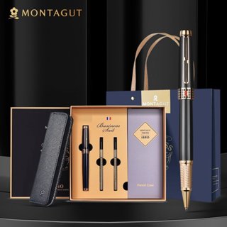 Set quà tặng Bút ký cao cấp chính hãng Montagut làm quà tặng, Sang trọng, Bút ký khắc tên theo yêu cầu
