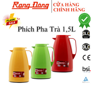 Phích pha trà giữ nhiệt 1,5 lít Rạng Đông, bình thuỷ đựng nước nóng, chất liệu nhựa cao cấp, Model: RD-1542 N2.E