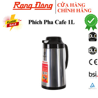 Phích đựng nước nóng 1 lít, bình thuỷ có nút ấn Rạng Đông, pha cafe, cao cấp, Model RD 1040 ST2