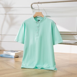 Áo thun nam nữ trơn cổ trụ NORAMAX vải Cotton co giãn, thấm hút mồ hôi, chuẩn form TK2409