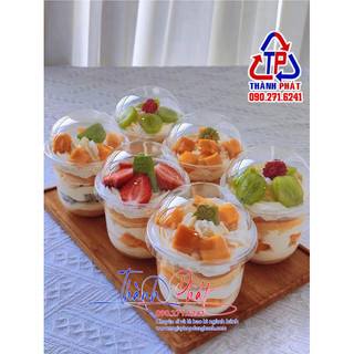 50 Ly PP đáy bầu 360ml đựng pudding, tàu hủ singapore , trà sữa, cafe, trà sữa