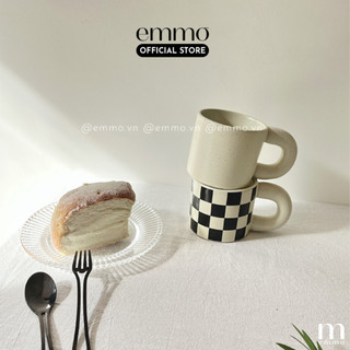Cốc sứ họa tiết emmo mazecup