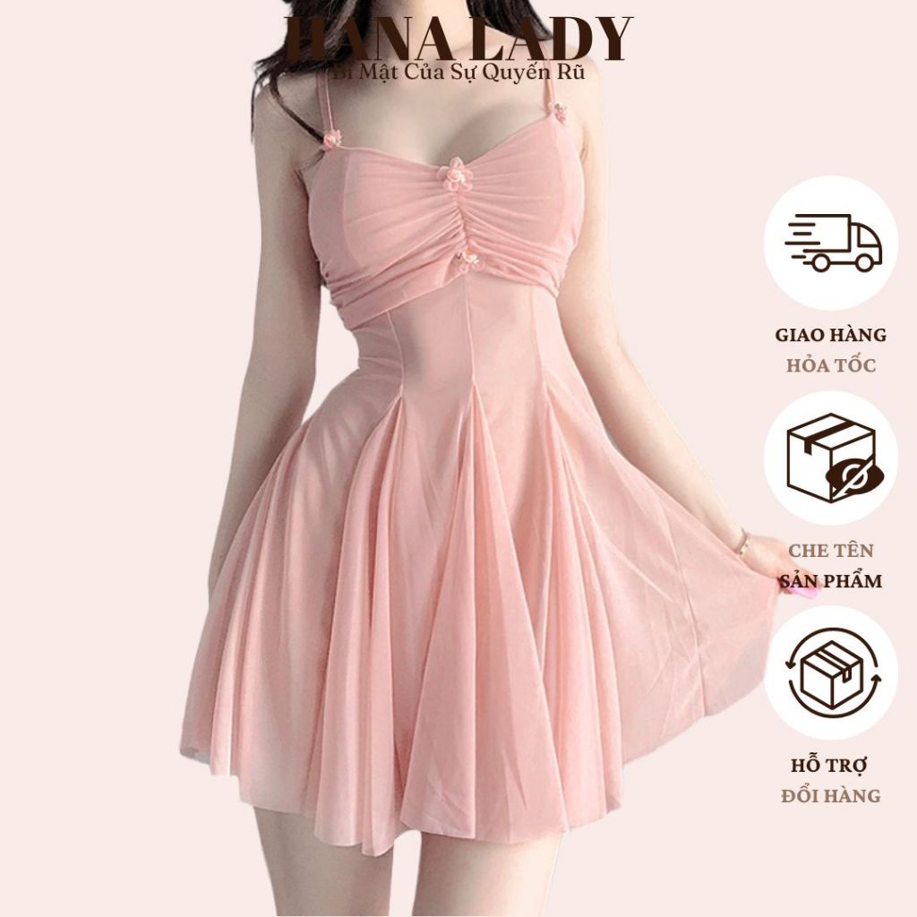 Váy Ngủ Sexy - Đầm Ngủ Xuyên Thấu Dáng Xòe Gợi Cảm Đáng Yêu VN551 | BigBuy360 - bigbuy360.vn