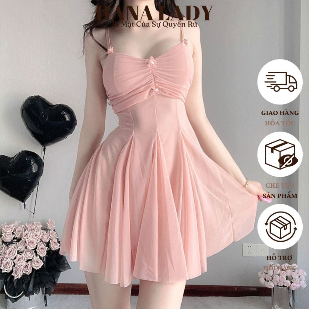 Váy Ngủ Sexy - Đầm Ngủ Xuyên Thấu Dáng Xòe Gợi Cảm Đáng Yêu VN551 | BigBuy360 - bigbuy360.vn
