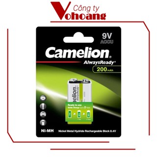Pin sạc vuông Camelion AlwaysReady 9V (Trắng)