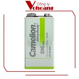 Pin sạc vuông Camelion AlwaysReady 9V (Trắng)