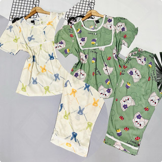 Đồ bộ lửng tiểu thư tole lanh lẻ size M