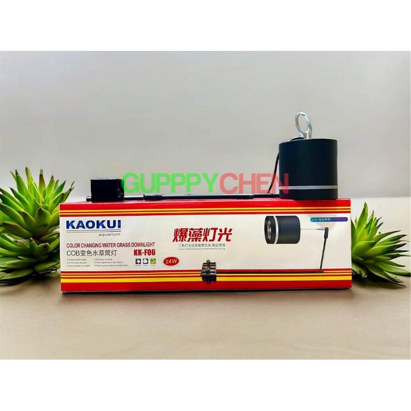 Đèn Rọi Siêu Sáng - Hiệu KaoKui F06  - 3 Chế Độ Màu - Dùng Cho Hồ Thủy Sinh Và Hồ Biotop- KK F06