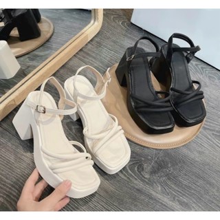 Sandal nữ đế đúp 8 phân da mềm siêu đẹp T3 (size 35-40)