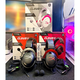 Tai nghe Gaming Hyperx Cloud 2 (cloud II) đẹp nobox (kèm soundcard) chuyên Gaming FPS