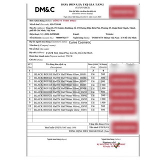 SON KEM BLACK ROUGE A6/A12/A26… BỀN MÀU