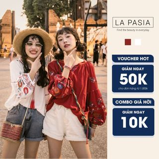 Áo Sơ Mi Nữ Tay Thêu Vintage LP1 Phong Cách Boho, Bohemian Áo Thêu Hoạ Tiết Thổ Cẩm Thời Trang Du Lịch