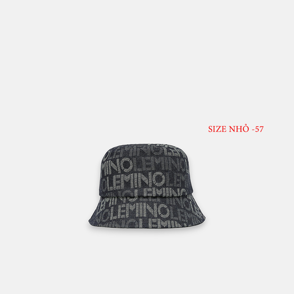 Mũ Bucket Lemino Monogram Denim LE8605