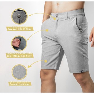 Quần short nam, quần short golf , quần tennis , co giãn 4 chiều không nhăn | short wilwol