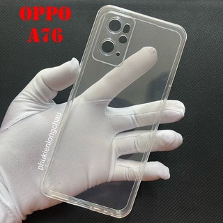 ỐP DẺO TRONG TỐT VIỀN VUÔNG OPPO A76
