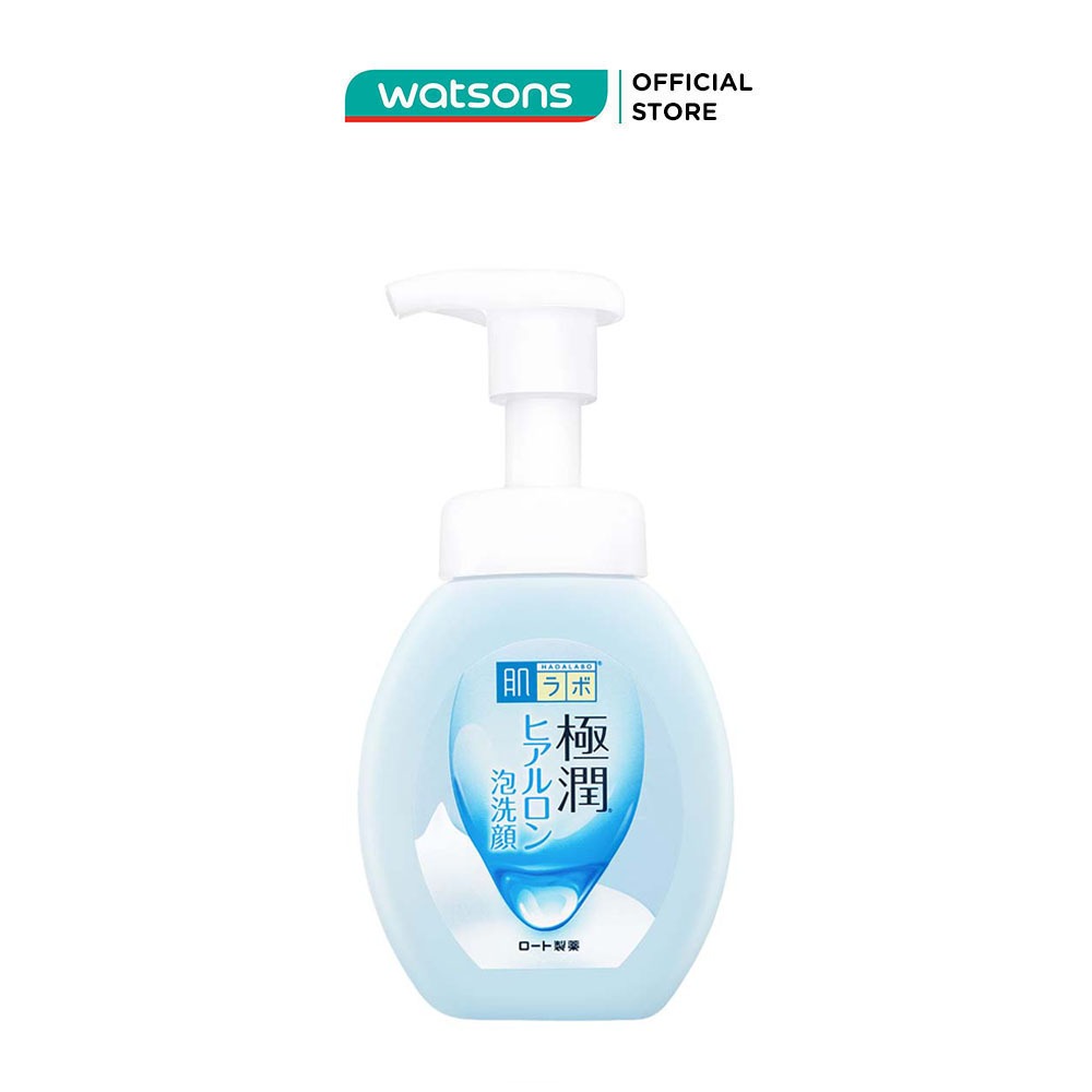 Bọt Rửa Mặt Dưỡng Ẩm Hada Labo Gokujyun Moisturizing Foaming Wash 160ml