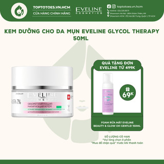 Kem dưỡng Eveline Glycol Therapy 7% ngừa mụn, mờ thâm