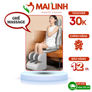 Ghế Massage Toàn Thân F4 Cải Tiến 12 Con Lăn Massage Rung Giảm Đau Mỏi Hiệu Quả Cho Mọi Lứa Tuổi