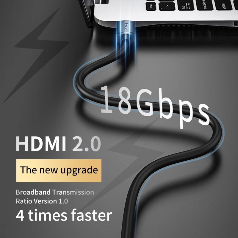 Dây HDMI 2.0 Jasoz, dài 5m 8m 10m 12m 15m, chất lượng hình ảnh sắc nét lên tới 4K 30Hz, hàng chính hãng, bảo hành 12