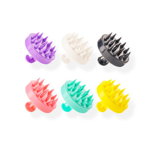 Lược gội đầu silicone giúp thư giãn da đầu (màu ngẫu nhiên)