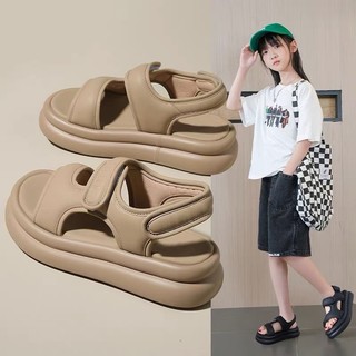 Sandal bánh mì quai chéo bé gái từ 3 đến 12 tuổi phong cách, nhẹ êm