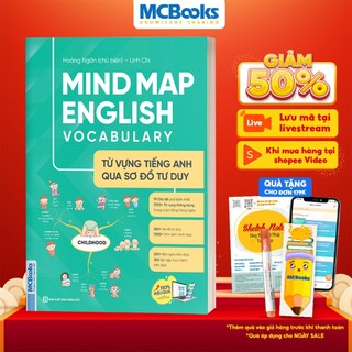 Sách - Mindmap English Vocabulary -Từ Vựng Tiếng Anh Qua Sơ Đồ Tư Duy