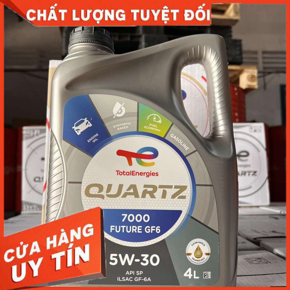 [Chính hãng TotalEnergies VN] Dầu Nhớt ô tô TOTAL QUARTZ 7000 FUTURE GF7  5W30 bôi trơn động cơ xăng
