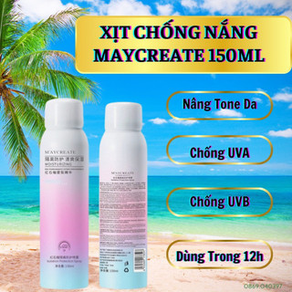 Kem xịt chống nắng maycreate chai 150ml
