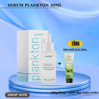 Tinh chất Serum Plankton Soherbs 30ml, cấp ẩm, sáng da, mờ thâm, căng mướt.