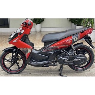 Tem dán xe Novo 4 mẫu tem rời 3 lớp cao cấp đỏ đen mẫu zin  không bay màu