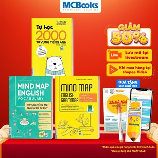 Sách - Combo Mindmap English Và Tự Học 2000 Từ Vựng Tiếng Anh Cơ Bản Kèm App Học Online