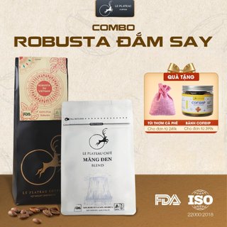 Combo Robusta Đắm Say, Combo Cà Phê Robusta Du 250g và Blend Măng Đen 250g