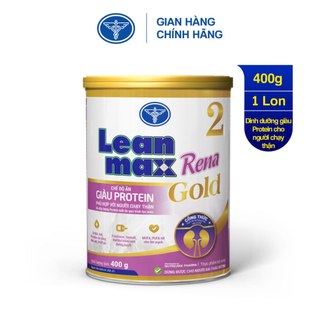 Lon sữa Leanmax Rena Gold 2 400g - Dinh dưỡng giàu Protein cho người chạy thận