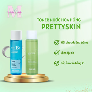 Toner rau má Prettyskin Jeju Cica Hàn Quốc 250ml chiết xuất rau má giúp cân bằng độ ẩm kháng khuẩn dịu da