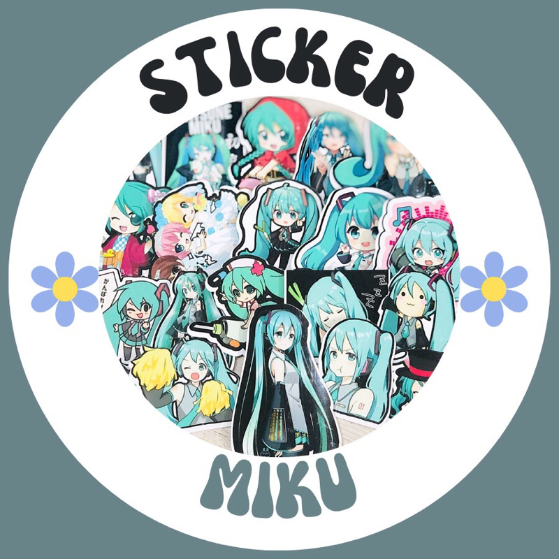 [Hatsune Miku] Set Sticker 20 tờ anime