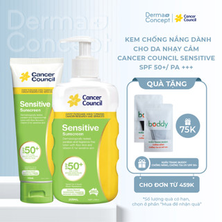 Kem chống nắng dành cho Da nhạy cảm Cancer Council Sensitive SPF 50+/ PA +++