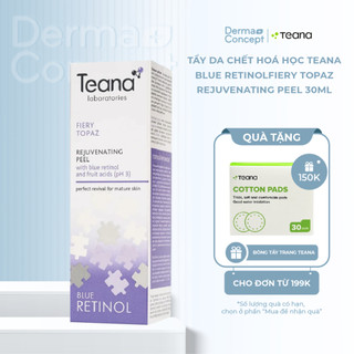 Tinh chất thay da sinh học với Blue retinol và axit trái cây TEANA Fiery Topaz Rejuvenating Peel 30ml