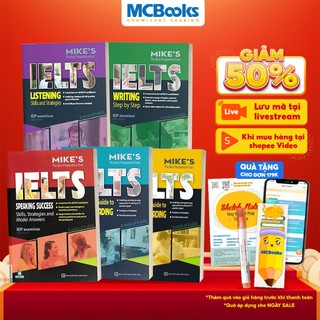 Sách - combo ielts mike's - học kèm app online