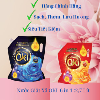 Nước Giặt Xả Cao Cấp OKI Túi 2,7kg