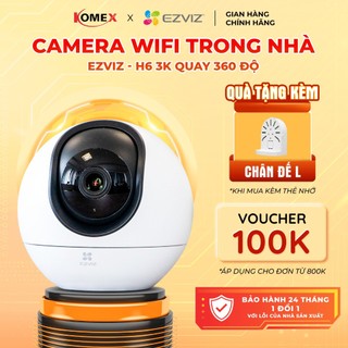  Camera Wifi trong nhà EZVIZ - H6 Độ phân giải 3K đàm thoại 2 chiều, quay quét 360 độ - Hàng chính hãng