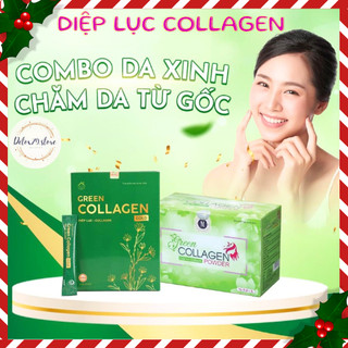 Diệp lục collagen chính hãng hộp 30 gói