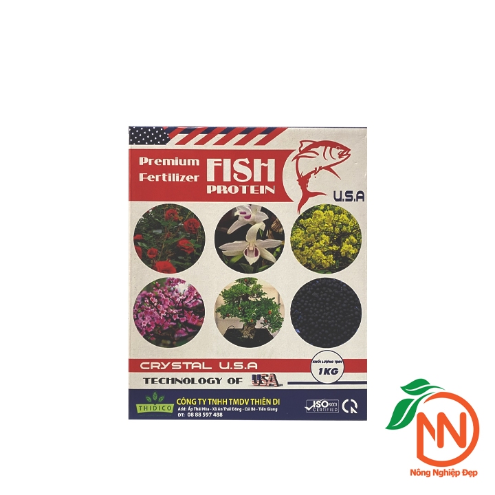 Phân Cá Tan Chậm Mỹ 1kg - Phân Hữu Cơ Vi Sinh