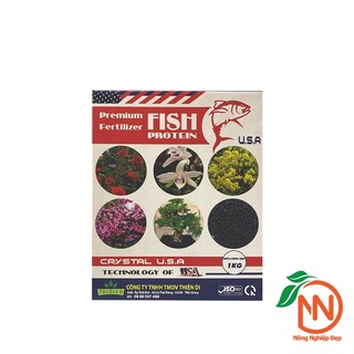 Phân cá tan chậm mỹ 1kg - phân hữu cơ vi sinh