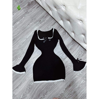 ĐẦM BODY TAY LOE VIỀN