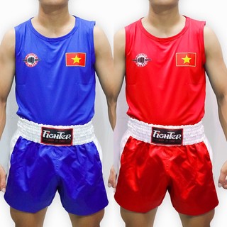 Bộ Quần Áo KickBoxing Fighter Cao Cấp - Tiêu Chuẩn Thi Đấu Giải Vô Địch KickBoxing Việt Nam