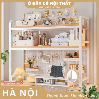  Kệ Để Đồ Máy Tính Kệ Giá Để Đồ Bàn Học Bàn Làm Việc Kệ Để Đồ Kệ Sách 1 2 Tầng Mặt Gỗ Khung Thép Cacbon 