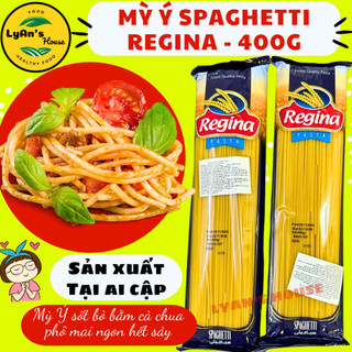 MÌ Ý SPAGHETTI REGINA PASTA- 400G Mỳ ý sợi tròn thơm ngon hợp sốt cà chua sốt phô mai An Phát Phát Ly House LyAn'House