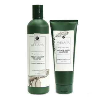 Dầu gội xả gừng ngăn rụng tóc Weilaiya Hair Strength 400ml/250ml